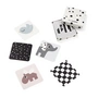 Done by Deer - Baby activity toy, contrast cards, Elphee, multicolored (set of 10)