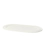 Broste Copenhagen - Stevns Plate, oval 27.5 x 14.5 cm, lime white