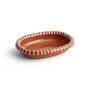 HAY - Barro Serving bowl oval, S, natural with stripes