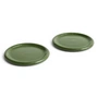 HAY - Barro Plate Ø 24 cm, green (set of 2)