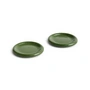 HAY - Barro Plate Ø 18 cm, green (set of 2)