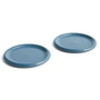 HAY - Barro Plate Ø 24 cm, dark blue (set of 2)