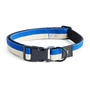 HAY - Dogs Dog collar, M/L blue / off-white