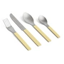 HAY - MVS Cutlery set, yellow (set of 4)