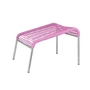 Fiam - Mya Spaghetti Footstool, aluminum / pink
