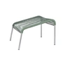 Fiam - Mya Spaghetti Footstool, aluminum / sage