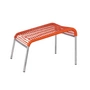 Fiam - Mya Spaghetti Footstool, aluminum / orange