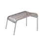 Fiam - Mya Spaghetti Footstool, aluminum / taupe