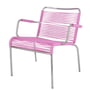 Fiam - Mya Spaghetti Lounge chair, aluminum / pink