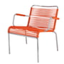 Fiam - Mya Spaghetti Lounge chair, aluminum / orange
