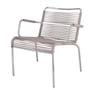 Fiam - Mya Spaghetti Lounge chair, aluminum / taupe