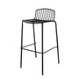 Jan Kurtz - Mori Garden bar chair, 75 cm, black