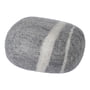myfelt - Pebble pouf Carl 2XL, light gray mottled
