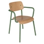 Fermob - Studie Outdoor armchair, oak / cactus
