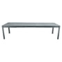 Fermob - Ribambelle Garden table with 3 inset tops, thunder grey