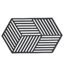 Zone Denmark - Hexagon Coaster large, black