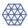 Zone Denmark - Triangle Coaster, 16 x 14 cm, indigo