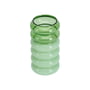 Design Letters - Bubble - 2 in 1 vase & Candle holder, H 13.5 cm, green / milky green