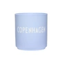 Design Letters - AJ Favourite Porcelain mug, Copenhagen / dusty blue