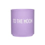 Design Letters - AJ Favourite Porcelain mug, to the moon / lilac breeze