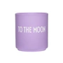 Design Letters - AJ Favourite Porcelain mug, to the moon / lilac breeze