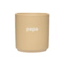Design Letters - AJ Favourite Porcelain mug, papa / beige