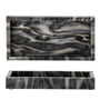 Bloomingville - Feliza tray, 25 x 12.5 cm, gray marble