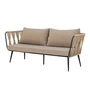 Bloomingville - Pavone Outdoor Sofa, brown / beige