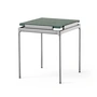 & Tradition - Sett Side Table LN11, Verde Guatemala / dark chrome