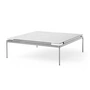 & Tradition - Sett Coffee Table LN13, Bianco Carrara / dark chrome