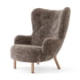 & Tradition - Petra Lounge Chair VB3, High Back, oiled oak / Sahara sheepskin