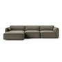 & Tradition - Develius Mellow Corner sofa, configuration E, medium green (Barnum 08)