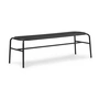 Normann Copenhagen - Vig Outdoor bench, black
