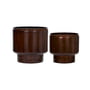 House Doctor - Pile Flower pot, brown (set of 2)