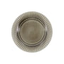 House Doctor - Pleat Plate, Ø 22 cm, gray / brown