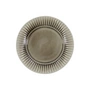 House Doctor - Pleat Plate, Ø 22 cm, gray / brown