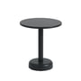 Muuto - Linear Steel Outdoor Coffee table, Ø 42 x H 47 cm, anthracite black RAL 7021