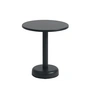 Muuto - Linear Steel Outdoor Coffee table, Ø 42 x H 47 cm, anthracite black RAL 7021