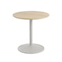 Muuto - Soft Side table, Ø 48 cm, H 48 cm, oiled oak / gray