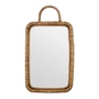Meraki - Baki Mirror with frame, 24 x 36 cm, rattan