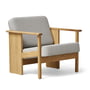 Form & Refine - Block Lounge chair, oiled oak / gray (Gabriel Grain)