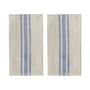 OYOY - Linu tea towel, blue (set of 2)