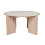 OYOY - Lune Side table Ø 84 x 40 cm, natural / white