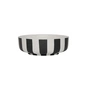 OYOY - Toppu Bowl, small, Ø 13 cm, white / black