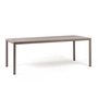 Nardi - Tevere Extendable garden dining table 210, tortora