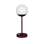 Fermob - Mooon! Rechargeable LED light, H 41 cm, black cherry