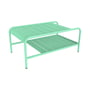 Fermob - Luxembourg low table, 90 x 55 cm, opal green