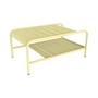 Fermob - Luxembourg low table, 90 x 55 cm, lemon sorbet