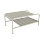 Fermob - Luxembourg low table, 90 x 55 cm, clay gray
