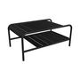 Fermob - Luxembourg low table, 90 x 55 cm, licorice